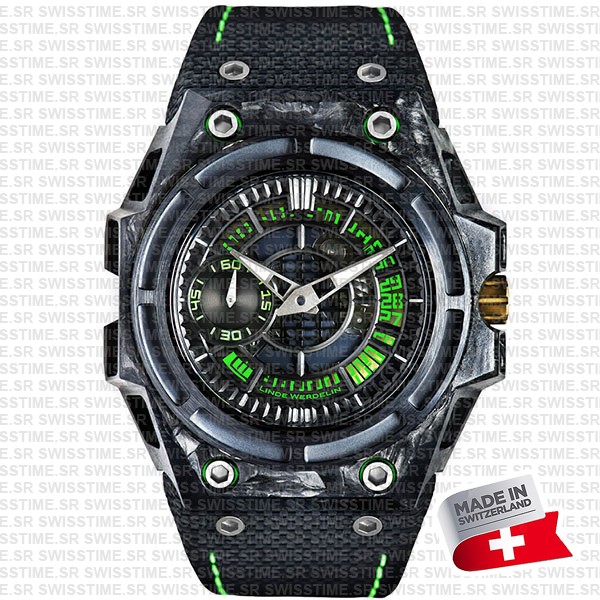 Linde Werdelin Spidolite Ii Tech Green Full Carbon Swiss Replica