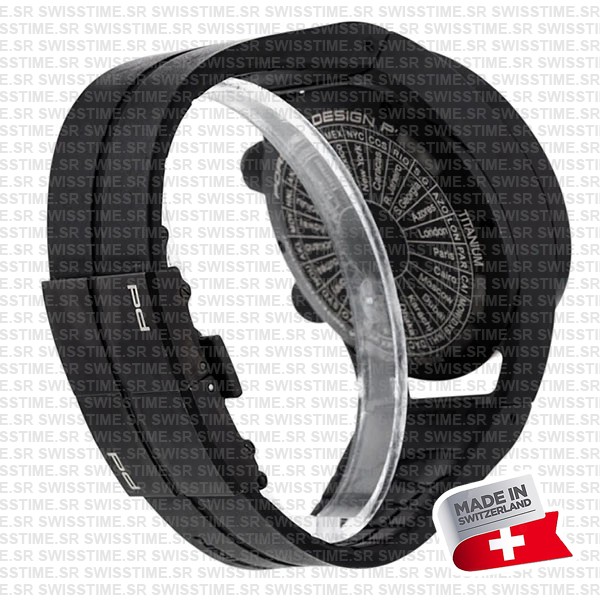Porsche Design Worldtimer P6750 Titanium Black Pvd Swiss Replica