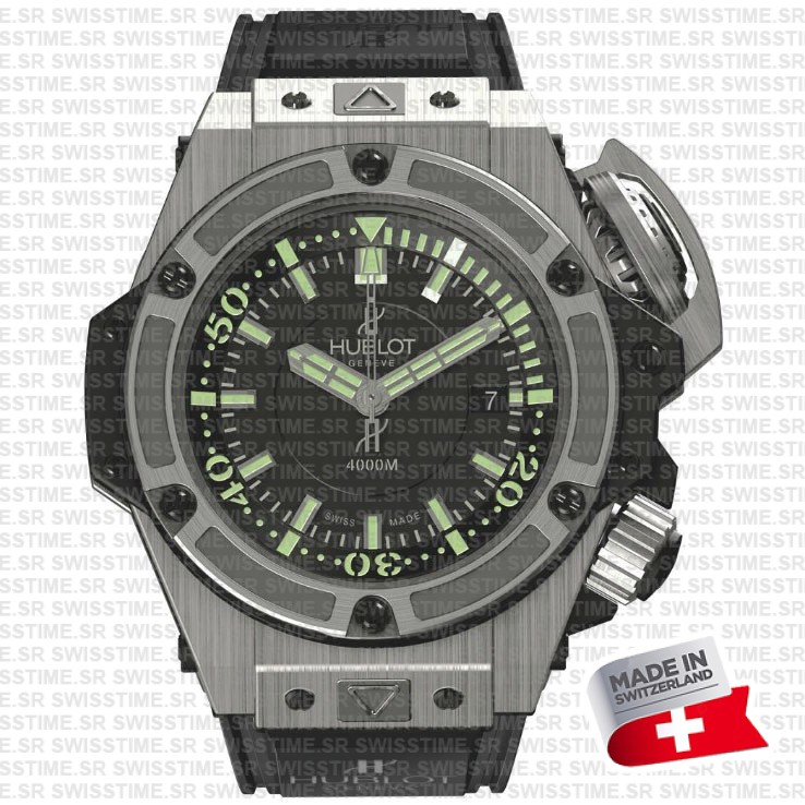 Hublot King Power Diver Big Bang Oceanographic 4000 Titanium 48mm