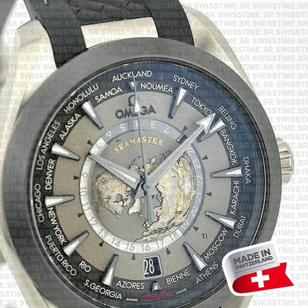 Omega Seamaster Aqua Terra 150m 43 Mm, Titanium On Rubber Strap Ref.220.92.43.22.99.001 Swiss Made Replica Superclone