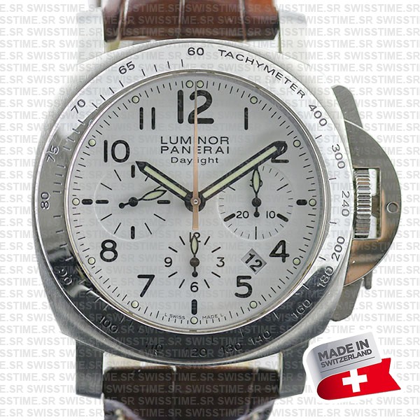 Panerai Luminor Daylight Chronograph Automatic 44mm Pam188 Swiss Replica Superclone Watch