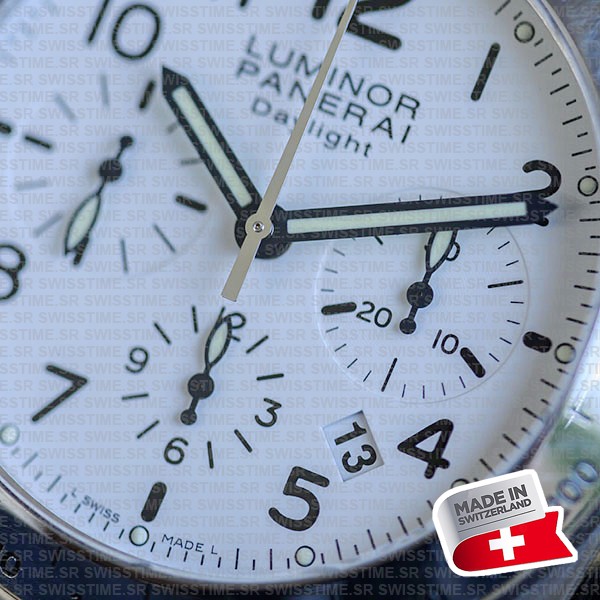 Panerai Luminor Daylight Chronograph Automatic 44mm Pam188 Swiss Replica Superclone Watch