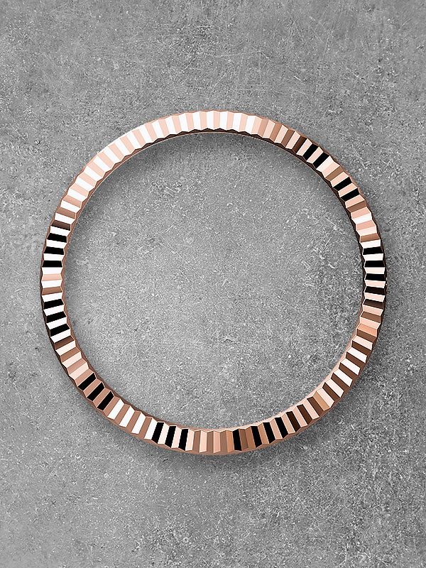 2-tone 18k Solid Gold