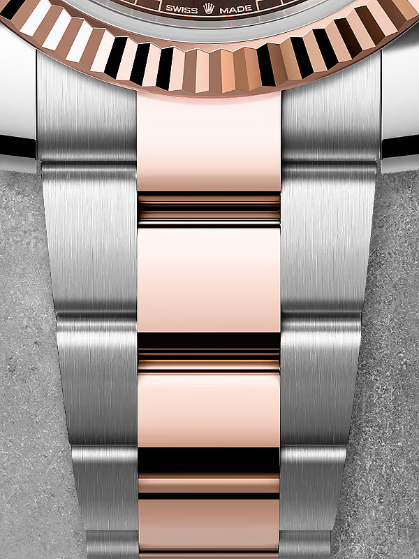 2-tone 18k Solid Gold