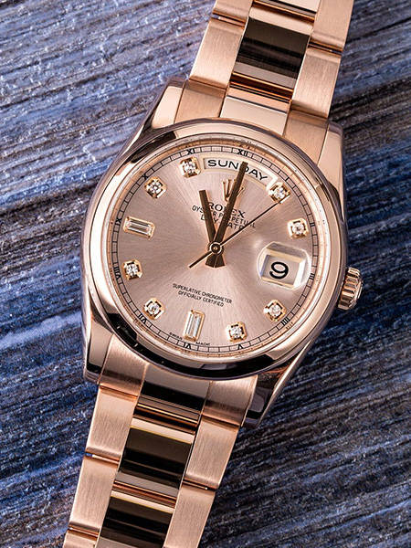 Materials | 18k Gold Wrap Swiss Replica Watches | Swisstime