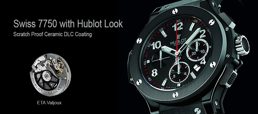 Scratch Proof Ceramic hublot Replica Watch