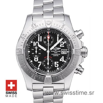 Breitling Super Avenger 2 Black Dial | Buy Luxury Replica Watch