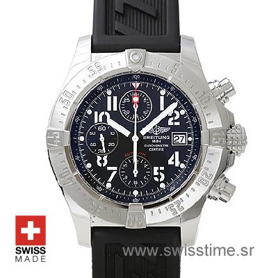 Breitling Super Avenger 2 Rubber Strap | Swiss Replica Watch