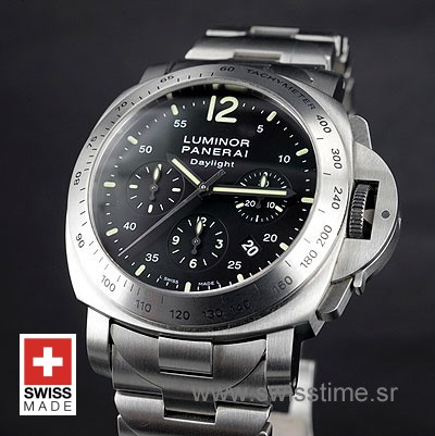 Panerai Luminor Daylight Chronograph | Steel Replica Watch