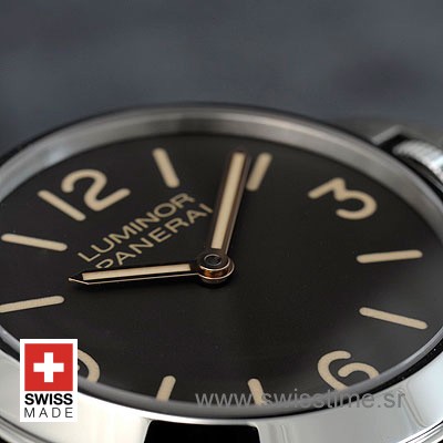 Panerai Luminor Base | Brown Leather Strap | Swiss Time Watch