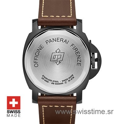 Panerai Luminor DLC Black Seal | Left-Handed Replica Watch