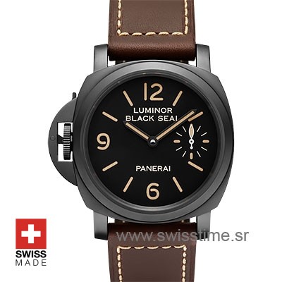 Panerai Luminor DLC Black Seal | Left-Handed Replica Watch