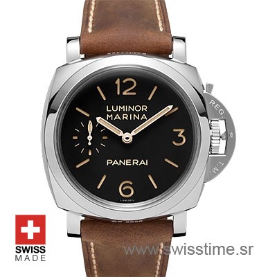 Panerai Luminor Marina 1950 Acciaio Brown Strap | Swisstime