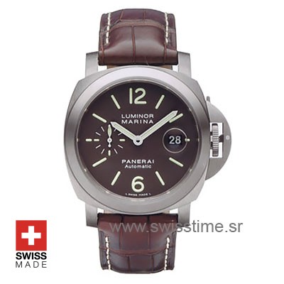 Panerai Luminor Marina Automatic | Leather Strap Replica Watch