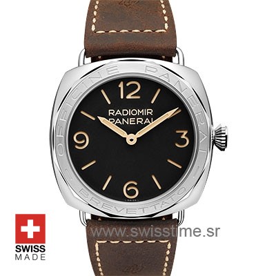 Officine Panerai Brevettato 47mm | Black Dial Replica Watch