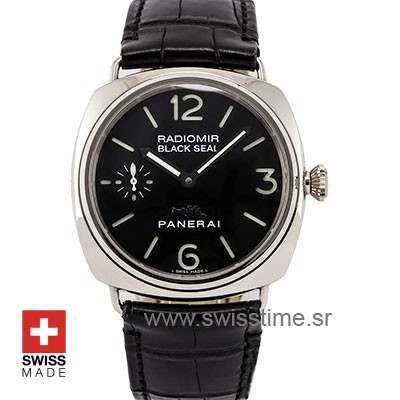 Panerai Radiomir Black Seal | White Gold Swiss Replica Watch