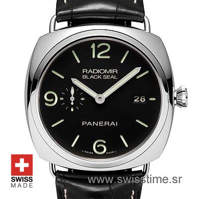 PANERAI RADIOMIR 1950 3 DAYS BLACK SEAL 45mm AUTOMATIC P.9000 PAM 388