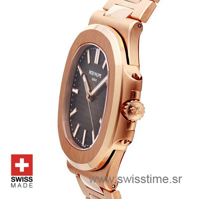 Patek Philippe Nautilus Rose Gold 40mm | Chocolate Dial Watch