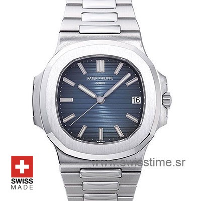 Patek Philippe Nautilus Blue Dial | Swisstime Replica Watch