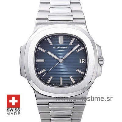 Patek philippe nautilus blue on sale dial price