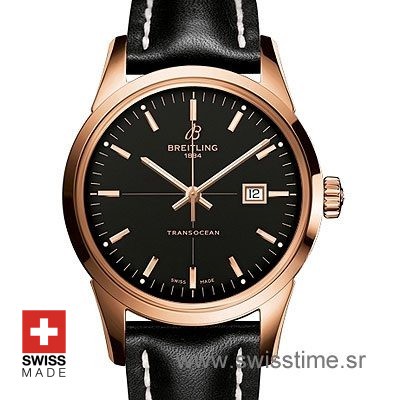 Breitling Transocean Gold Black