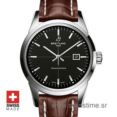 Breitling Transocean SS Black