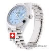 Rolex Day-Date 40 Platinum Ice Blue Dial | Swisstime Replica