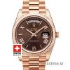 Rolex Day-Date 40 Rose Gold Chocolate Dial | Replica Watch