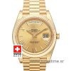 Rolex Day Date 40 Yellow Gold | Gold Dial Swiss Replica Watch