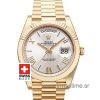 Rolex Day Date 40 Yellow Gold Silver Dial | Swisstime Replica