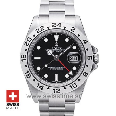 Rolex Explorer II Black SS-0