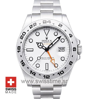 Rolex Explorer II White SS 42mm