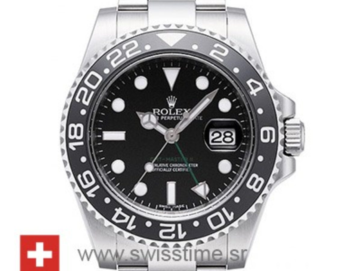 Rolex GMT Master II Black Dial Ceramic Bezel | Swisstime watch