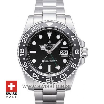 Rolex GMT Master II Black Dial Ceramic Bezel | Swisstime watch