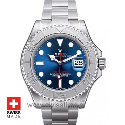 Rolex Yacht Master Stainless Steel Blue Dial | Swisstime Watch