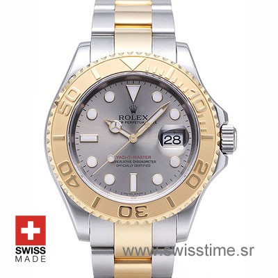 Rolex Yacht Master Two Tone Rolesium Dial | Swisstime Watch