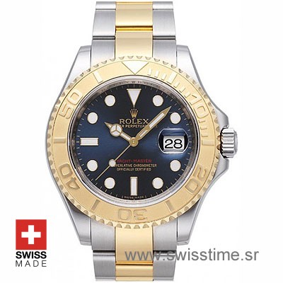 Rolex Yacht Master two tone Blue Dial | Swisstime Replica watch