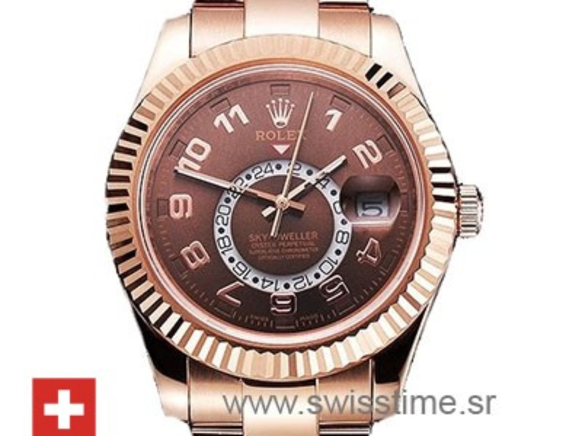 sky dweller chocolate dial