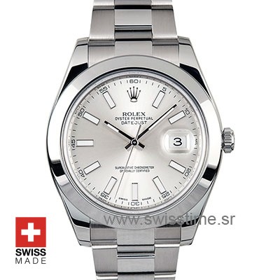 Rolex Datejust II Silver Dial | Swisstime Rolex Replica Watch