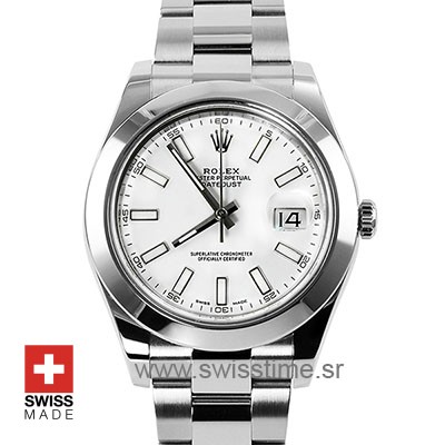 Rolex Datejust 2 White Dial 904L Stainless Steel | Replica Watch